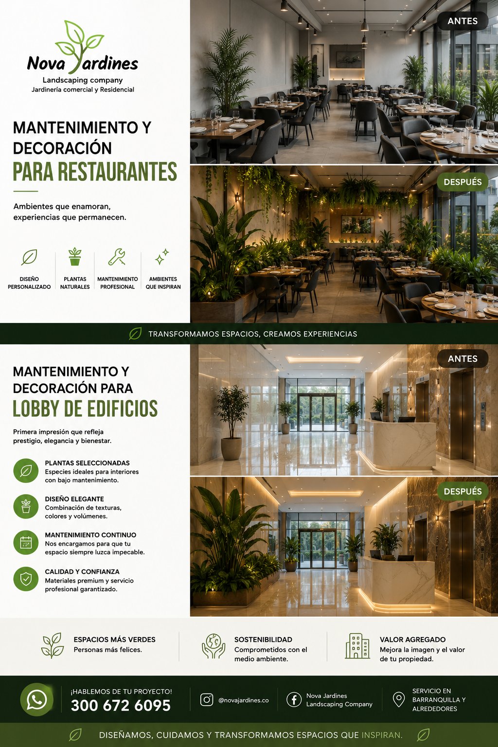 Ambientación de espacios