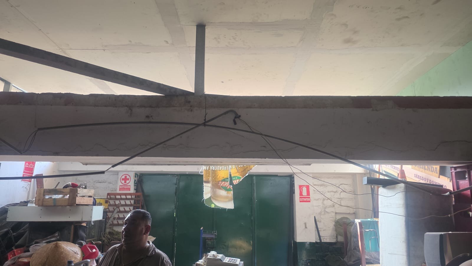 Demolición de vigas