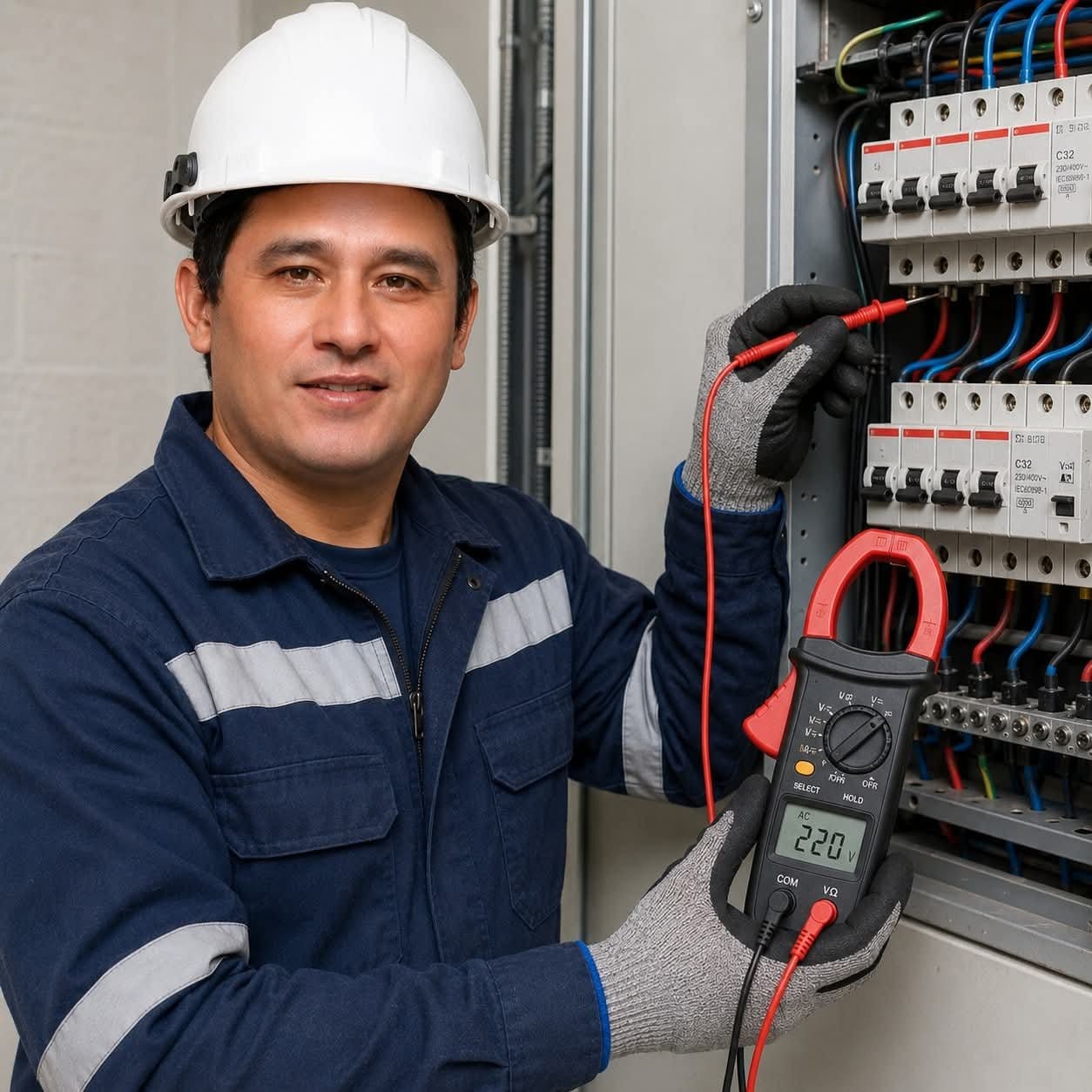 Electricista, trabajo completo
