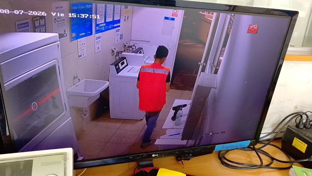 Instalación de cámara de seguridad