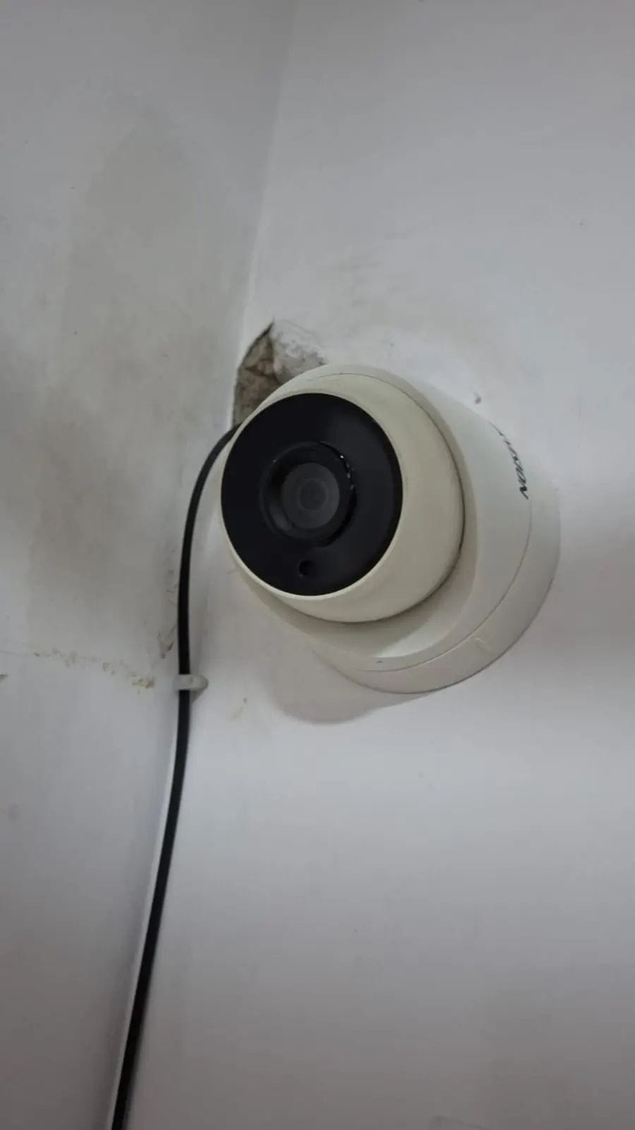 Instalación de cámara de seguridad