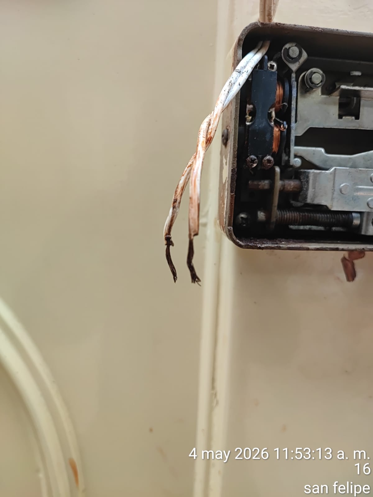 Trabajo de cableado eléctrico