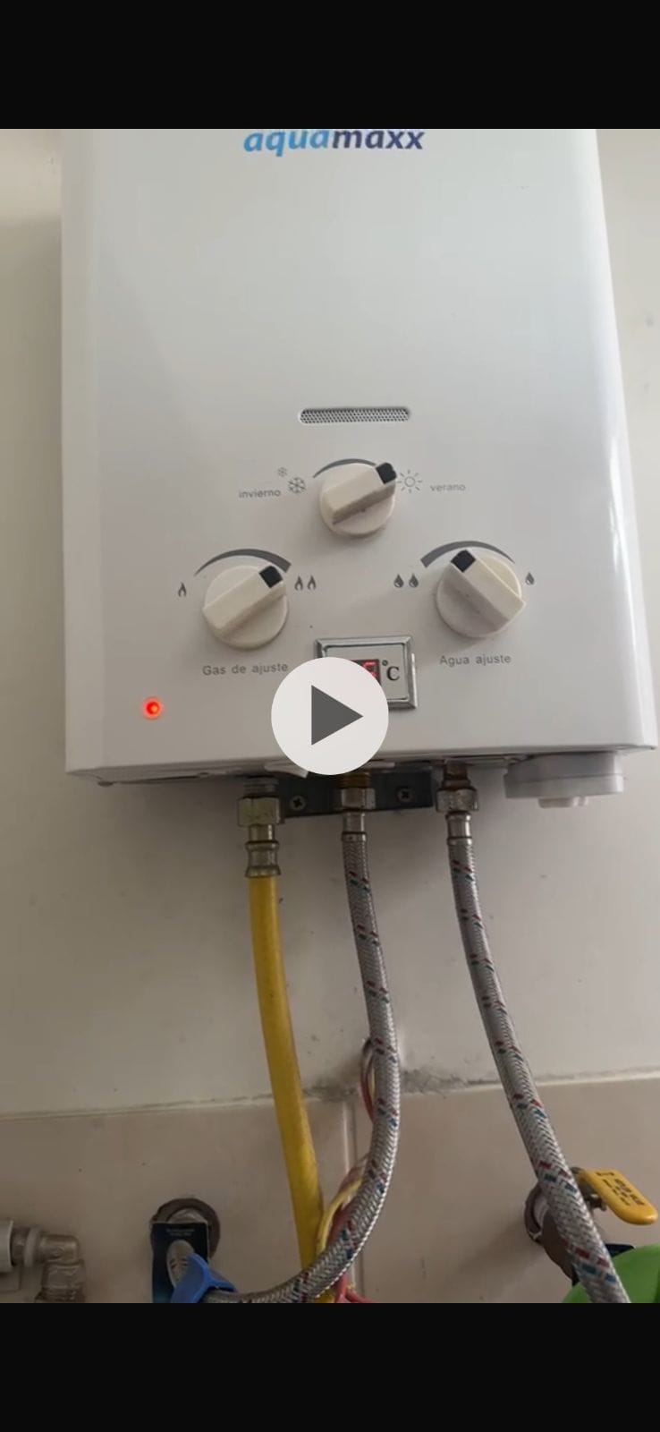 Instalación de terma a gas