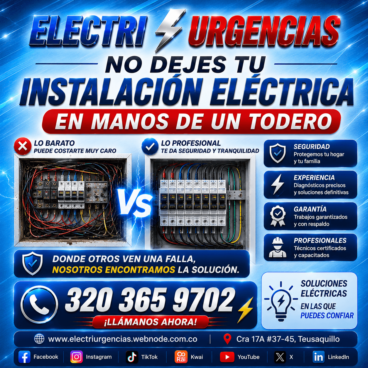 Electricista, reparaciones, instalaciones, apagones, emergencias 5