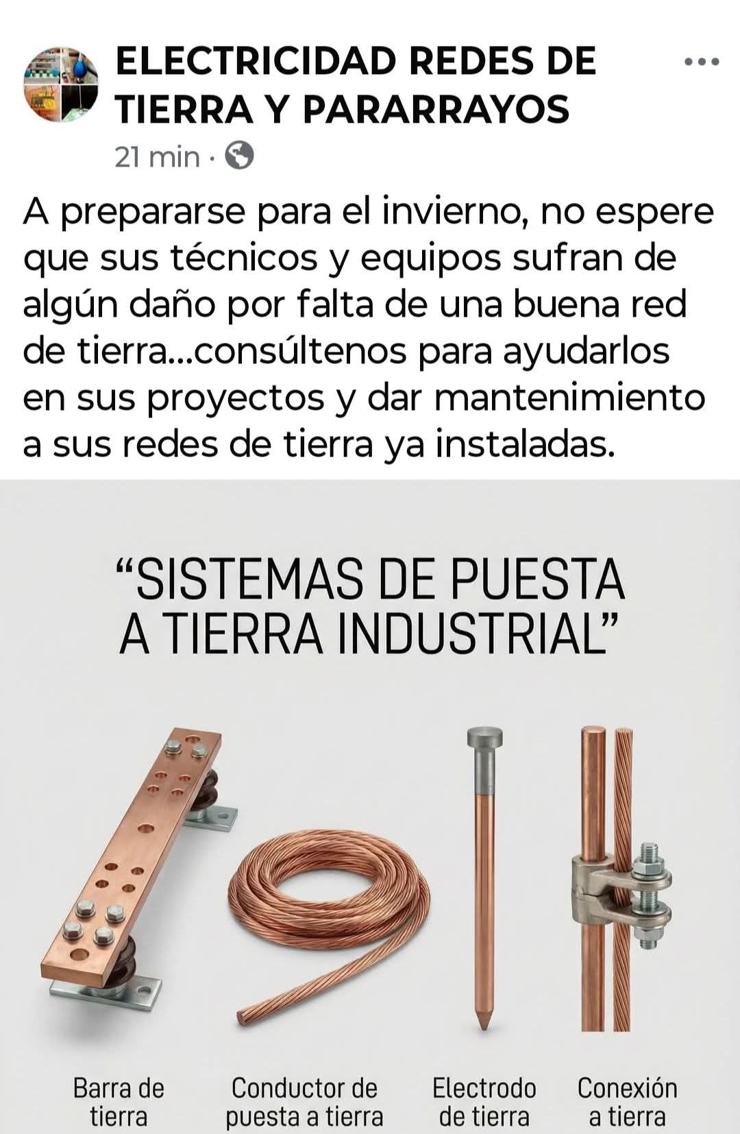 Instalaciones de Redes de Tierra y Pararrayos