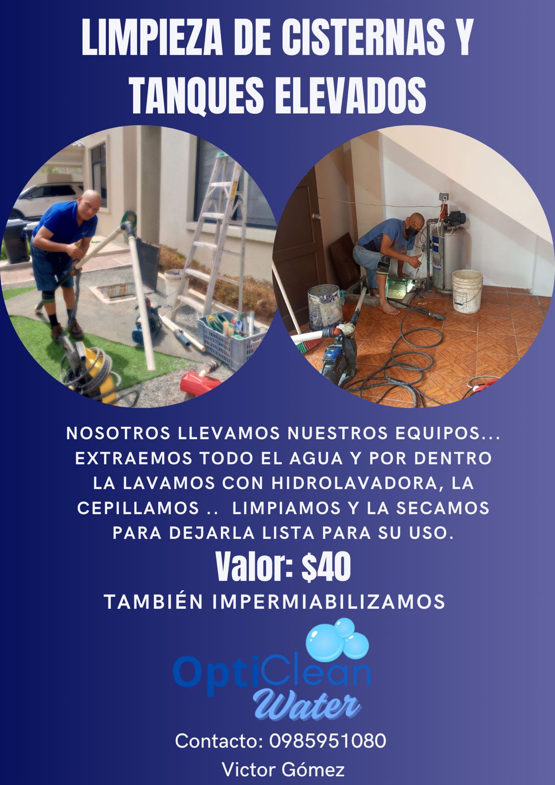 Limpieza y Mantenimiento de Cisternas y Depósitos de Agua 2