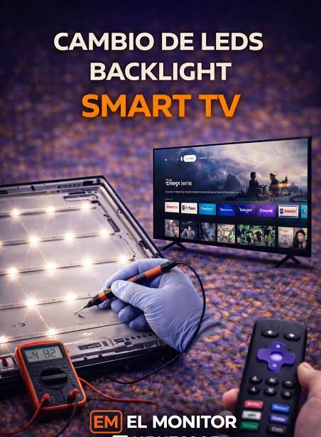 Cambio de LEDs de Televisores y Smart TV 🛠️ 5