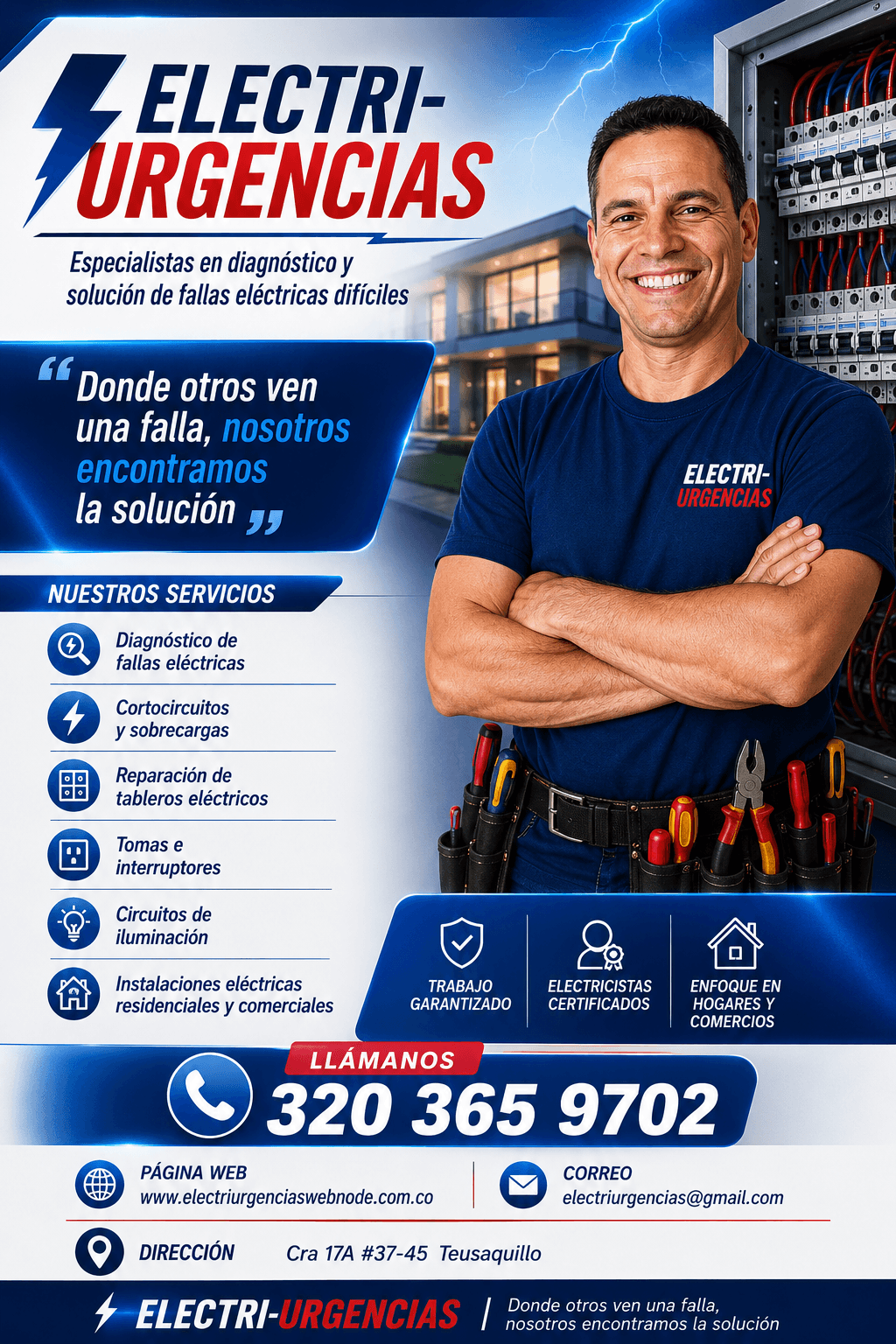 Electricista, reparaciones, instalaciones, apagones, emergencias 3