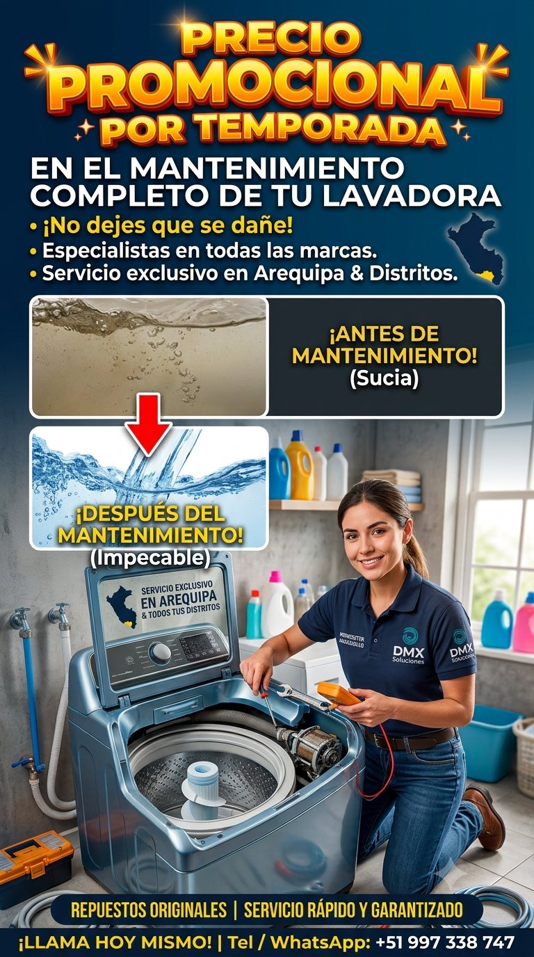 Reparación y mantenimiento de Lavadoras 2